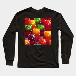 Gummy Bear Pattern Long Sleeve T-Shirt